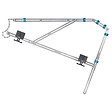 WOLFCRAFT - Gabarit pour marches d'escalier - Aluminium - 15 rails - vignette