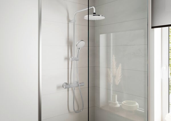 HANSGROHE - Col de douche mit therm Vernis Blend 200 Eco Noir - large