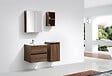 STANO - Armoire de toilette bloc-miroir SIENA largeur 60 cm noyer - vignette
