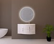 BADENHAUS - Meuble sous-vasque Sting - Blanc brillant - 69cm - vignette