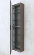 BADENHAUS - Colonne de rangement Eden - Marron - H.140xL.35xP.20cm - vignette