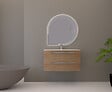 BADENHAUS - Meuble sous vasque STELLA - Chêne tabac - L.100cm - vignette