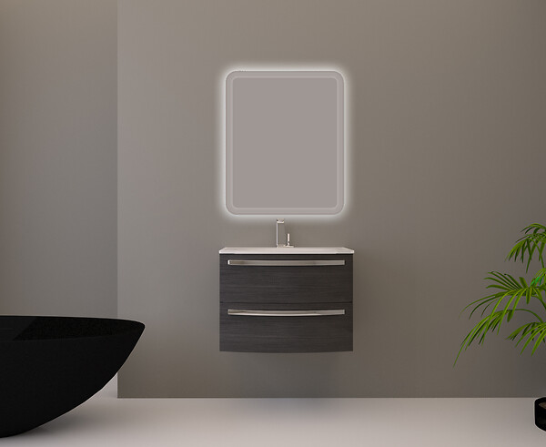 BADENHAUS - Vasque STELLA 74cm en verre - large