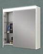 BADENHAUS - Armoire de toilette - 2 portes - Miroir - LED - 70x15x67cm - vignette