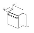 LEMAN - Bedane Carre + Meche / D.12 L.U. 70 Queue D.15.9mm Leman - vignette