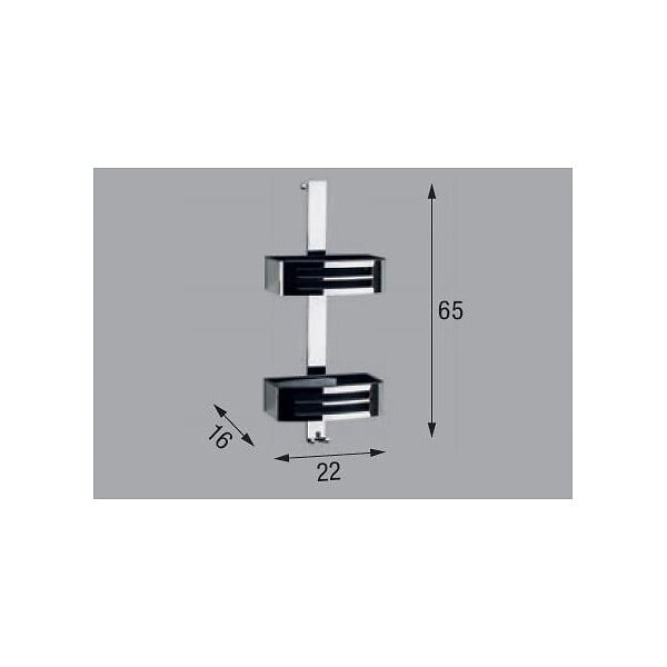 LEMAN - Jeu de 2 contre-fers profilés Ht.40 mm N°076 Leman - large