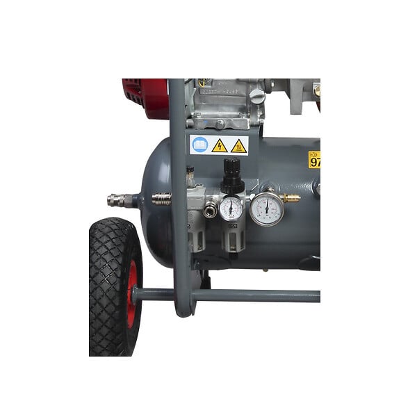 LACME - Compresseur thermique vertical monobloc lubrifié 4,8CV 17m3/h 20L Termic 17/20-2 Lacme - large