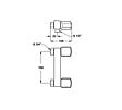 LEMAN - Serre-Joint Rapide Une Main Tige Acier Saillie 85 Section 20x5 Serrage 150 Leman - vignette