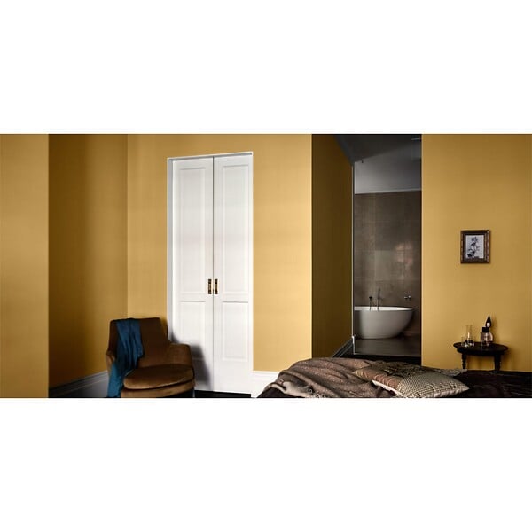 DULUX VALENTINE - Peinture laque glycéro Valentie - Satin - Blanc - 0,5L - large