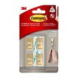 3M - Crochet métallisé déco doré petit modèle x4 - vignette