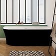 DISTRIBAIN - Baignoire îlot D-Sicilia Black - 1700 x 780 x 600 mm - vignette