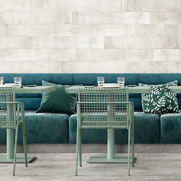 DUMAWALL+ - Dumawall+ Barn Wood Argento 18x120cm - 2.16m2 - large