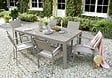 MODE DE VIE - Table de jardin Buffalo 2 - Aluminium - Taupe - 8 personnes - vignette