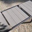 MODE DE VIE - Table de jardin Preston - Alluminium - Gris - 180/270cm - vignette