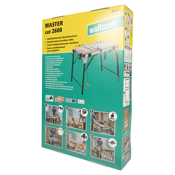 WOLFCRAFT - 1mASTER cut 2600 établi multifonction - large