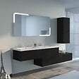 DISTRIBAIN - Meuble de salle de bain BELLISSIMO Noir - vignette