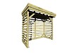 ABRI FRANCAIS - • ABRI Bûches en Bois - 2,8m2 - 2,15x1,31m - Pin Sylvestre traité Autoclave - Surface Int : 1,8m2 | 3 stères - vignette