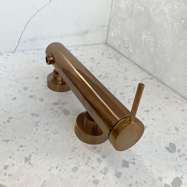 ESSEBAGNO - Luisa mitigeur douche mécanique cuivre brossé - large