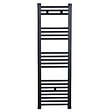 STANO - Radiateur sèche-serviettes eau chaude CODA 120 x 40 cm noir mat - vignette
