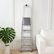 HOSTRÃ–M - Escabeau 5 marches DURA pliable, marchepied léger en aluminium, hauteur plateforme 97cm, pieds antidérapants, charge 150kg, garantie 5 ans Hoström - vignette