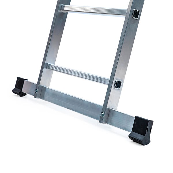 HOSTRÃ–M - Echelle simple StablePro 13 marches en aluminium, légère et durable, hauteur de travail maximale 4,49m, garantie 5 ans, charge maximale 150kg, Hostrom - large