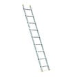HOSTRÃ–M - Echelle simple StablePro 9 marches en aluminium, légère et durable, hauteur de travail maximale 3,47m, garantie 5 ans, charge maximale 150kg, Hostrom - vignette