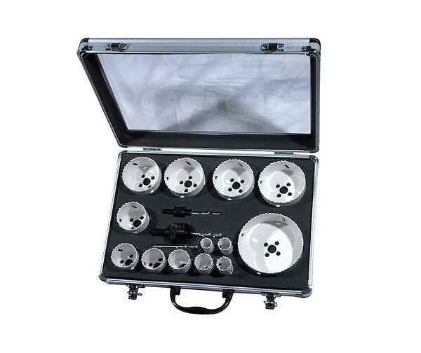 LEMAN - Coffret de 13 trépans HSS bi-métal LEMAN 5013 - 18 pièces - large
