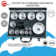 LEMAN - Coffret de 13 trépans HSS bi-métal LEMAN 5013 - 18 pièces - vignette