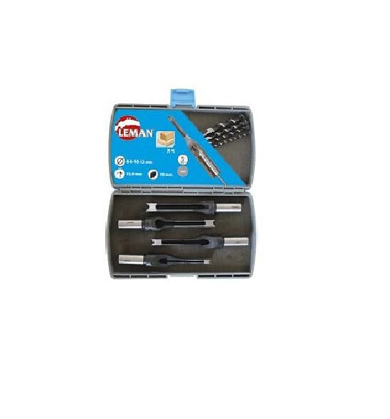 LEMAN - Coffret 4 Bedanes Carres + Meches L.U.70 Queue D.15.9mm Leman - large