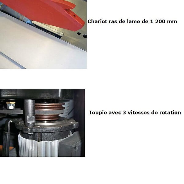 LEMAN - Combiné à bois 5 fonctions LEMAN COM250 - large