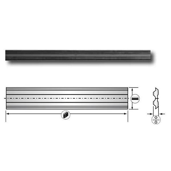 LEMAN - Fer Reversible Acier 510x10x2,3  Tersa Leman - large