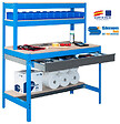 SIMON RACK - SimonRack - Kit Etabli avec tiroir 1445x1210x610mm - BT-1 BOX 1200 BLEU/BOIS Simon Rack - vignette