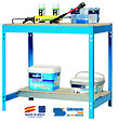 SIMON RACK - SimonRack - Etabli 840x1200x750mm charge 600Kg - BT-0 BOX 1200  BLEU/BOIS Simon Rack - vignette
