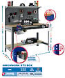 SIMON RACK - SimonRack - Kit Etabli 1440x1200x600mm Charge 600Kg -  SIMONWORK BT3 BOX 1200 GALVA/BOIS Simon Rack - vignette