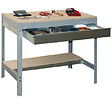 SIMON RACK - SimonRack - Etabli gris 842x1510x760 mm Charge 600 Kg - SIMONWORK BT0 BOX 1500 Simon Rack - vignette