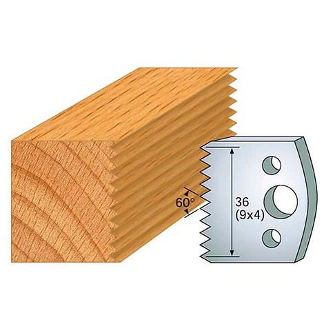 LEMAN - Jeu de 2 fers profilés acier Ht.40 mm N°117 Leman - large