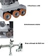 LEMAN - Entraineur Monophase 3 Rouleaux D.80mm  Bras de 610mm Leman - vignette