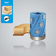 LEMAN - Porte-outils hélicoïdal à calibrer Diam 62 x 30 mm 12 dents avec guide à billes 662.080.30 Leman - vignette