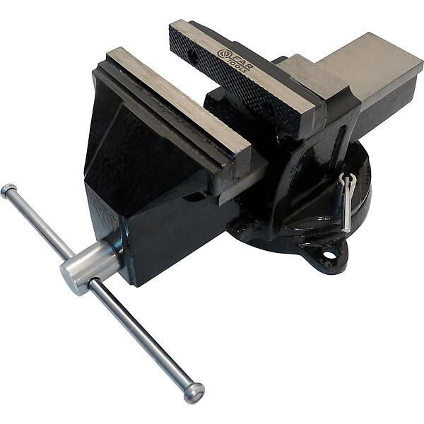 FAR TOOLS - Etau d'établi en fonte à base rotative 125 mm ETO 125 Fartools - large