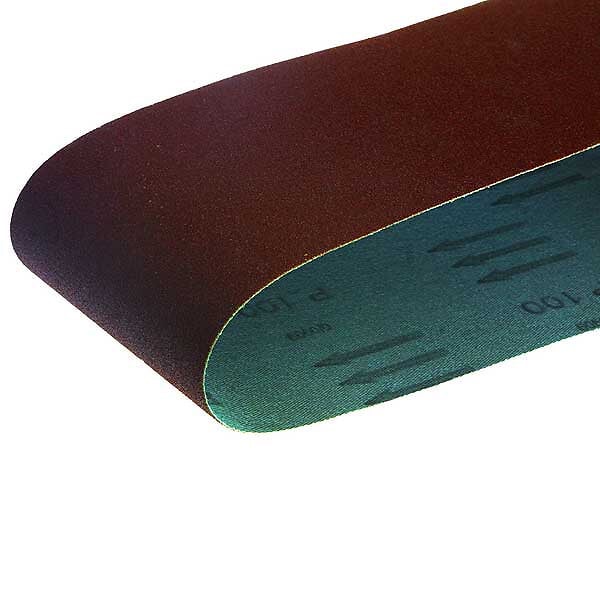 MAKITA - Lot de 5 Bandes Abrasives Bois Métal (100 x 610 mm ) pour Ponceuse à Bande MAKITA 9401, 9403, 9404 - large