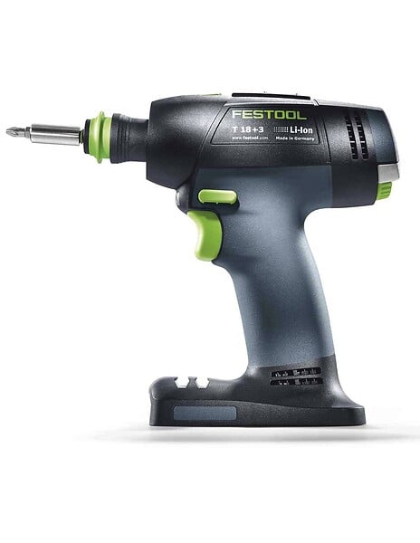 FESTOOL - Perceuse-Visseuse FESTOOL T 18+3-Basic (Machine seule Systainer SYS3 M 187) - large