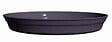 POETIC - Soucoupe FLORORSTA diam. 12cm GRIS ANTHRACITE pr pot ROMEO diam. 17cm - vignette