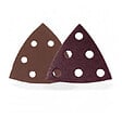 LEMAN - 50 feuilles abrasives Delta triangle 6 trous 95x95x95mm Grain 180 Leman - vignette