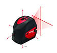METRICA - Niveau laser CR + 5 points rouge portée 15/20 m 61360 Metrica - vignette