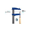 PIHER - Serre-joint EM-30 30x8mm serrage 30 cm 41030 Piher - vignette