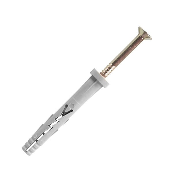 SCELL-IT - Scell-It - 100 pièces de cheville à frapper nylon - inox A4 - tête plate Ø 8 x 100 mm - A4-YZP8100-BC Scell-it - large