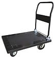 STOCKMAN - Chariot plastique avec dossier rabattable 300 kg roues pneumatiques CP30RG Stockman - vignette
