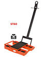 STOCKMAN - Rouleur à  timon 6T 8 galets D85x90mm ST60 Stockman - vignette