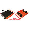 STOCKMAN - Rouleur avec galets pivotants 1T 4 roues pivotantes SC104N Stockman - vignette