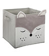 ATMOSPHERA - Bac de rangement en velours motif Renard - vignette